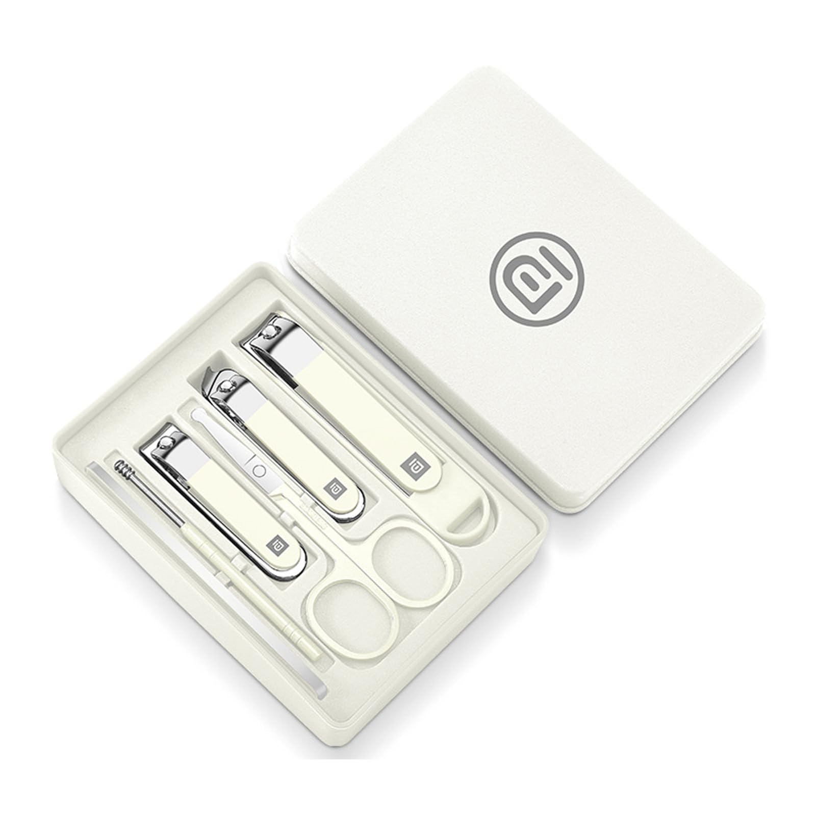 MAYCREATE Travel Grooming Tool Kit with Case Set of 6Pcs Stainless Steel Grooming Tools Includes Nail Clippers Angled Toe Nail Clipper Ear Wax Removal Tools Nose Hair Trimmer, Travel Grooming Set MAYCREATE Travel Grooming Tool Kit with Case Set of 6Pcs Stainless Steel Grooming Tools Includes Nail Clippers Angled Toe Nail Clipper Ear Wax Removal Tools Nose Hair Trimmer, Travel Grooming Set